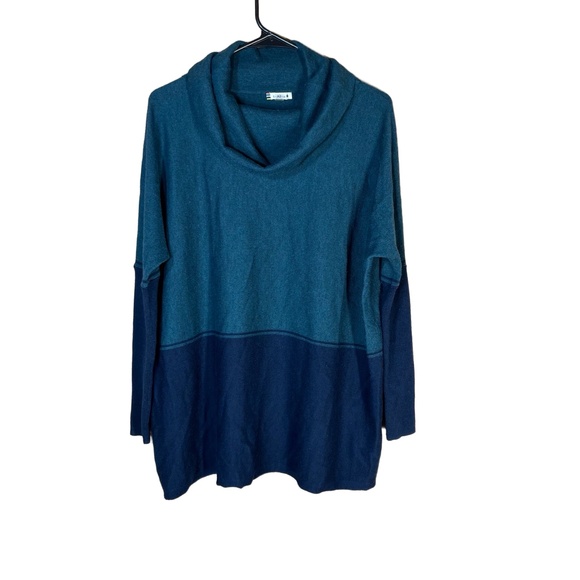 Smartwool Sweaters - Smartwool Edgewood Poncho Color block Cowl Neck Sweater Womens XS